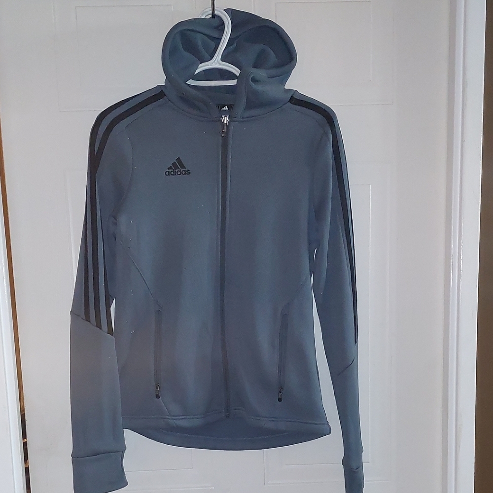 Adidas Women's Dark Gray Bomber Jacket